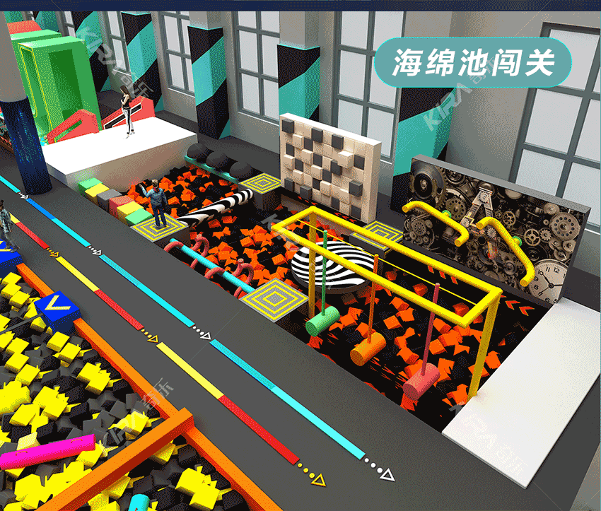 全新親子樂園是比較大型的室內樂園，綜合型室內樂園，